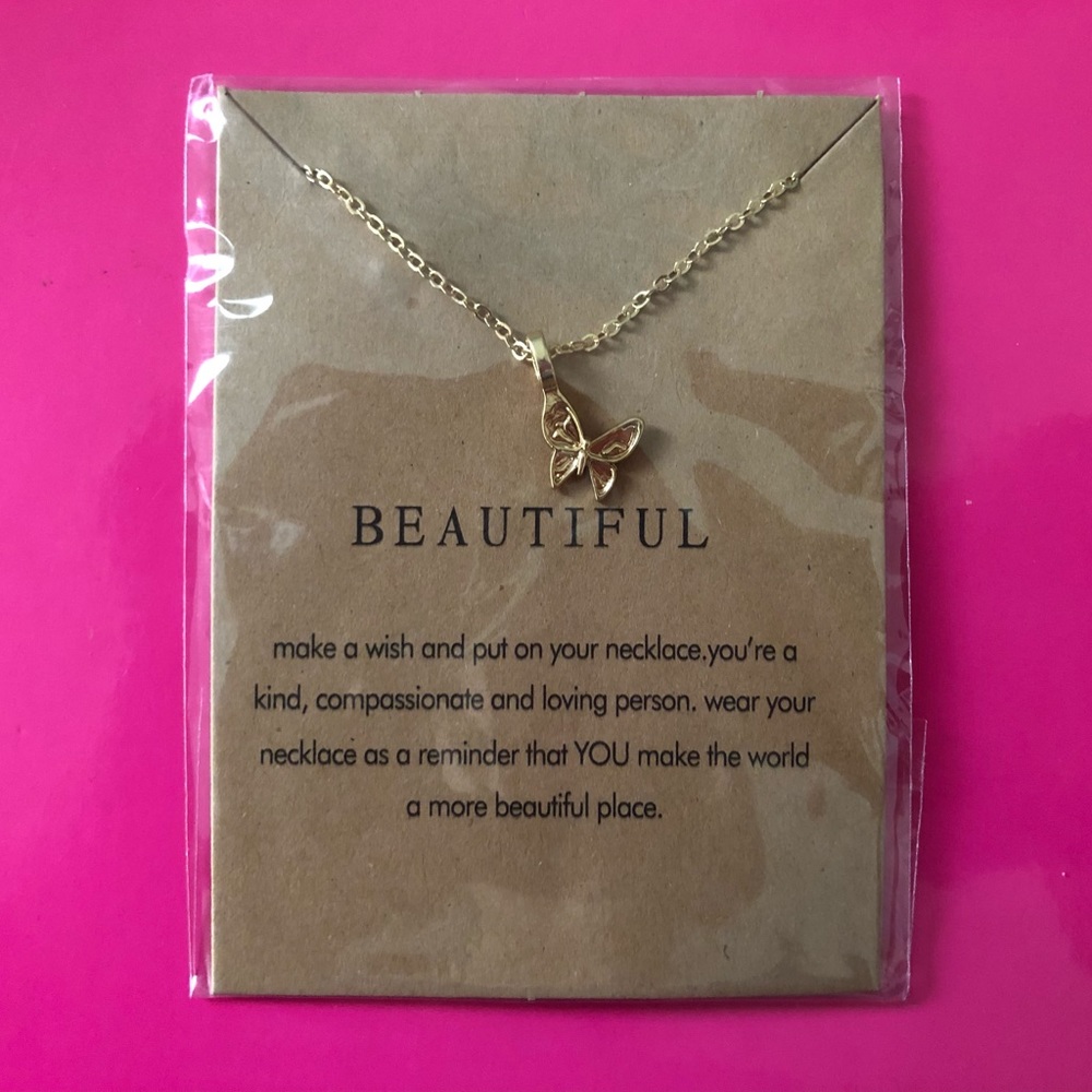 Beautiful Butterfly Necklace